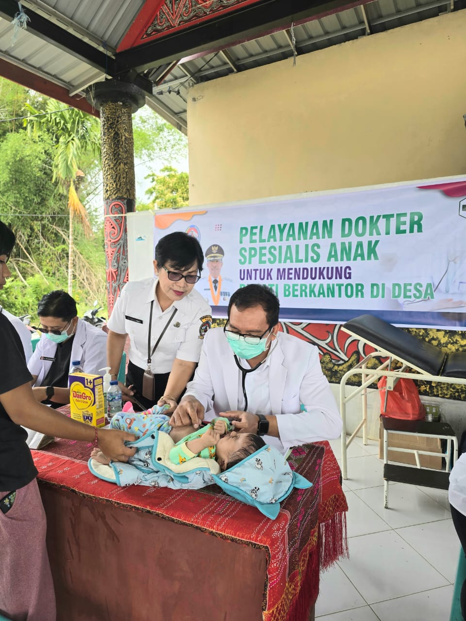 Pelayanan Dokter Spesialis Anak Untuk Mendukung Bupati Berkantor Didesa