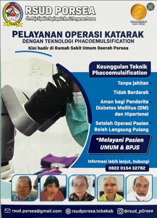 Layanan Operasi Katarak Dengan Teknologi Phacomulsification
